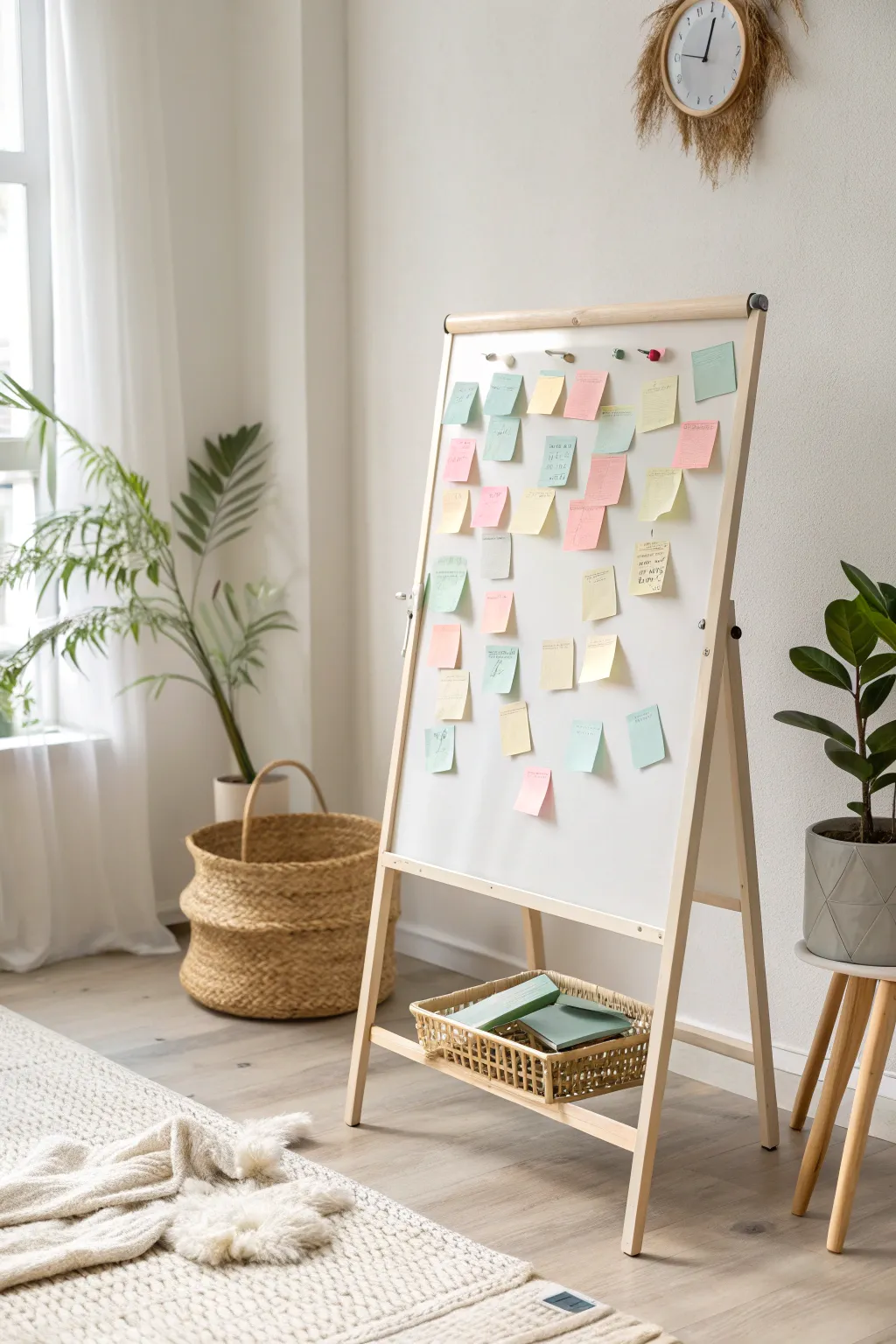 Capture the essence of a breezy spring day with notes that dance across your board. #MinimalistElegance #BohoChic