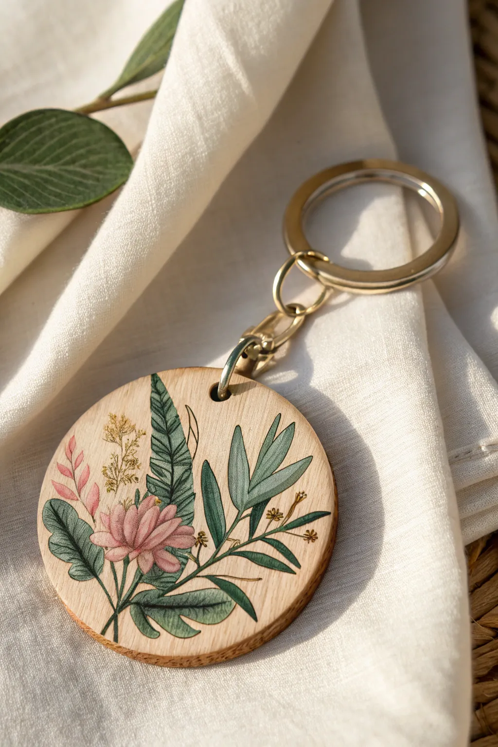 Carry a piece of nature with you: Sublime botanical keychains that blend simplicity and beauty.