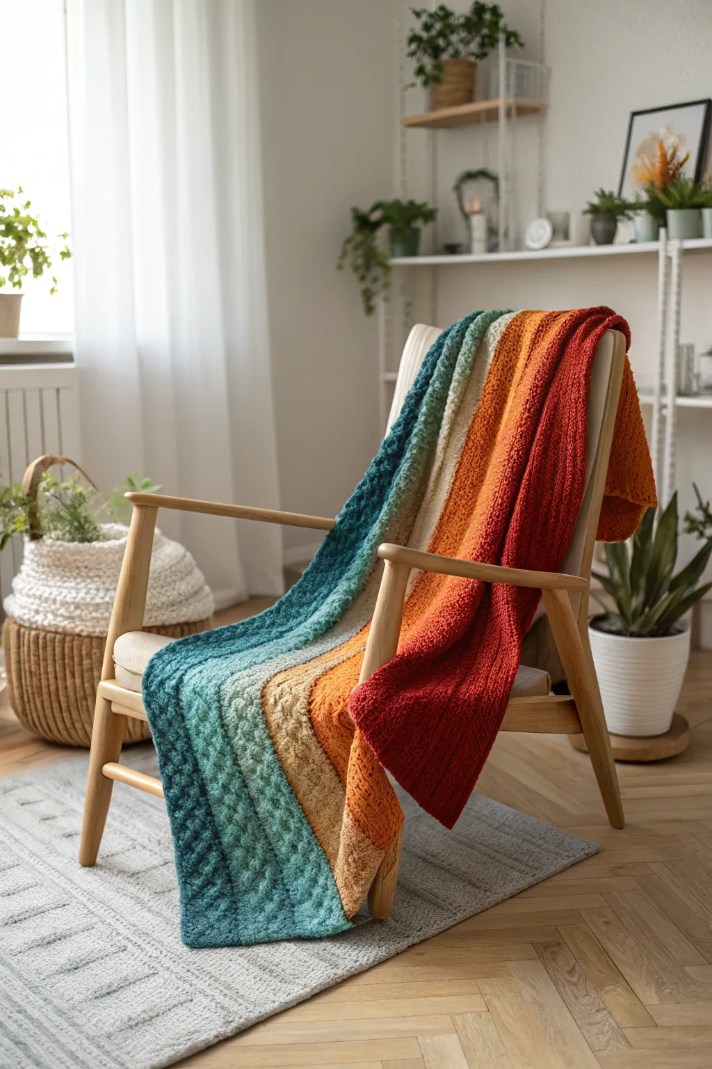 Capture your journey in colors with this Mood Ring Blanket, where every hue tells a story of your highs and lows.