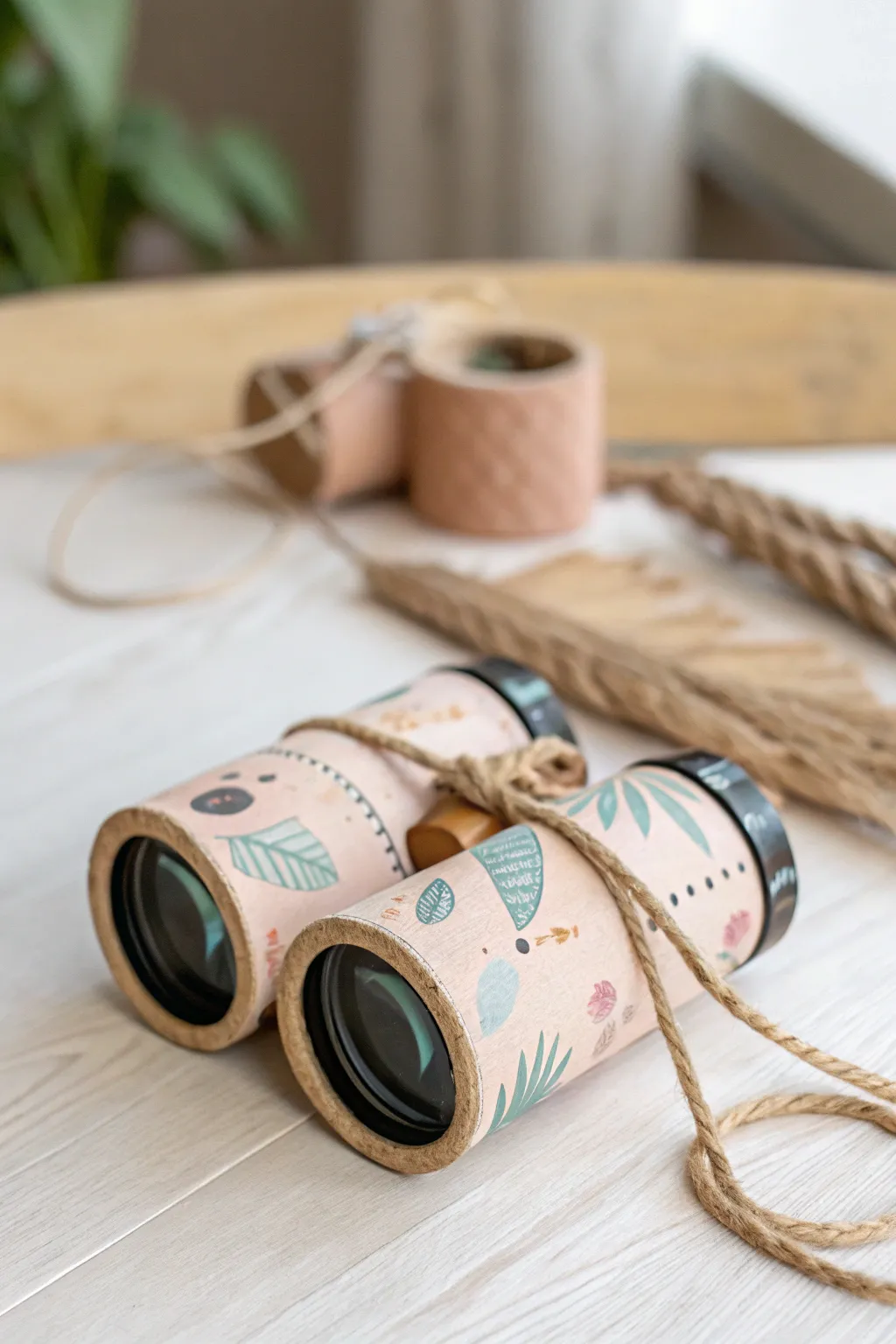 Embrace adventure with these charming DIY binoculars, perfect for your little explorer's next backyard safari!