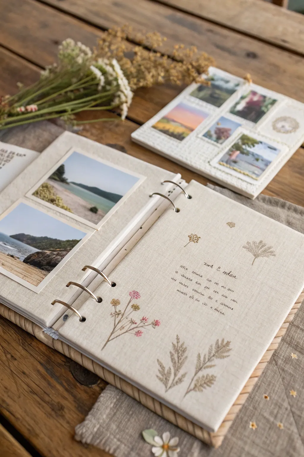 Capture the essence of your travels with a minimalist scrapbook that tells your unique story.