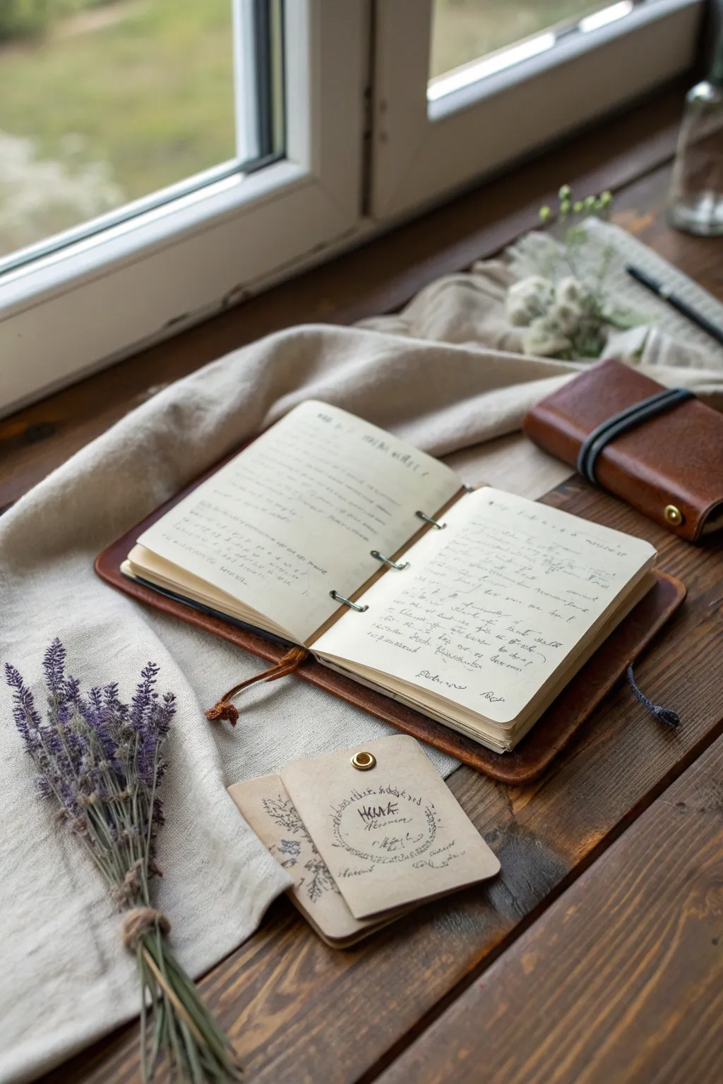 Capture the art of gift-giving with a touch of Scandinavian elegance and boho charm. 🌿📓✨ #MinimalistGifts #TravelersNotebook