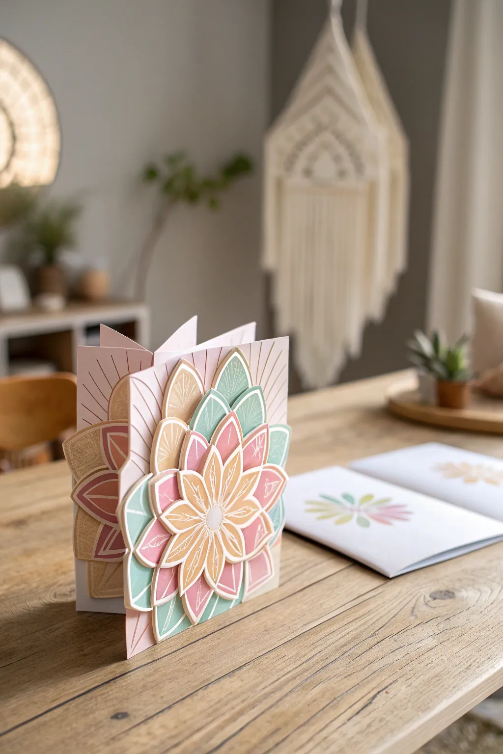 Unfold the surprise with this beautifully crafted explosion card, where simplicity meets celebration.