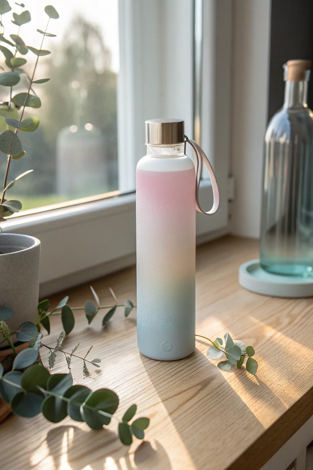 Add a touch of magic to your hydration routine with this enchanting color-changing bottle!