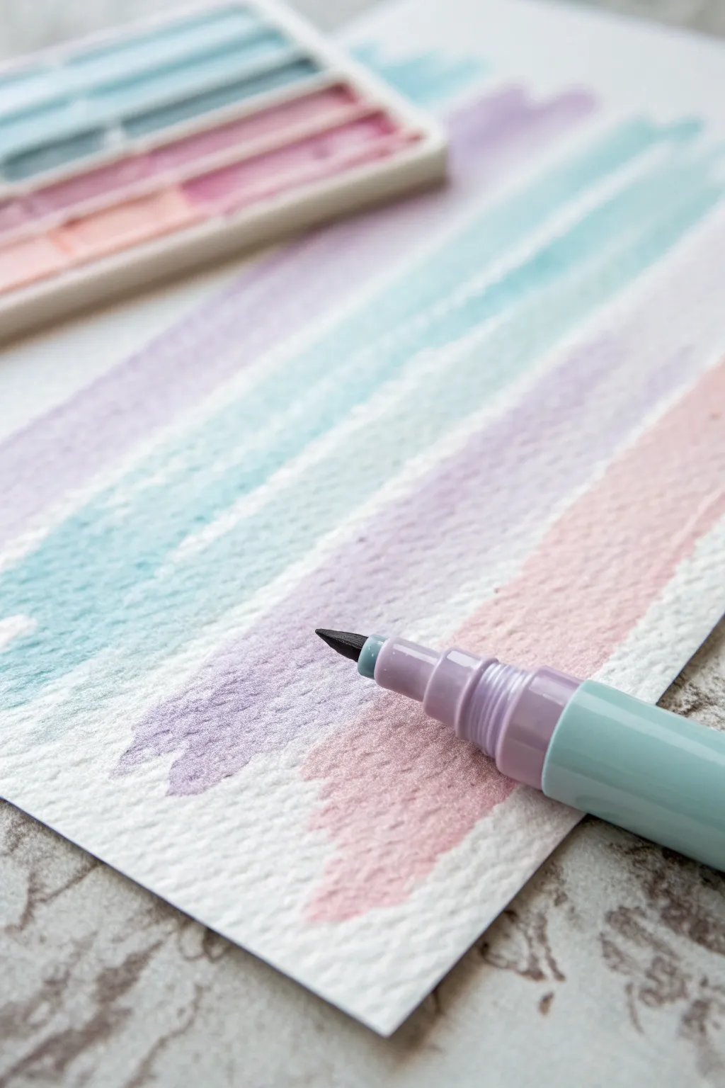 Elevate your art with textured watercolor magic.