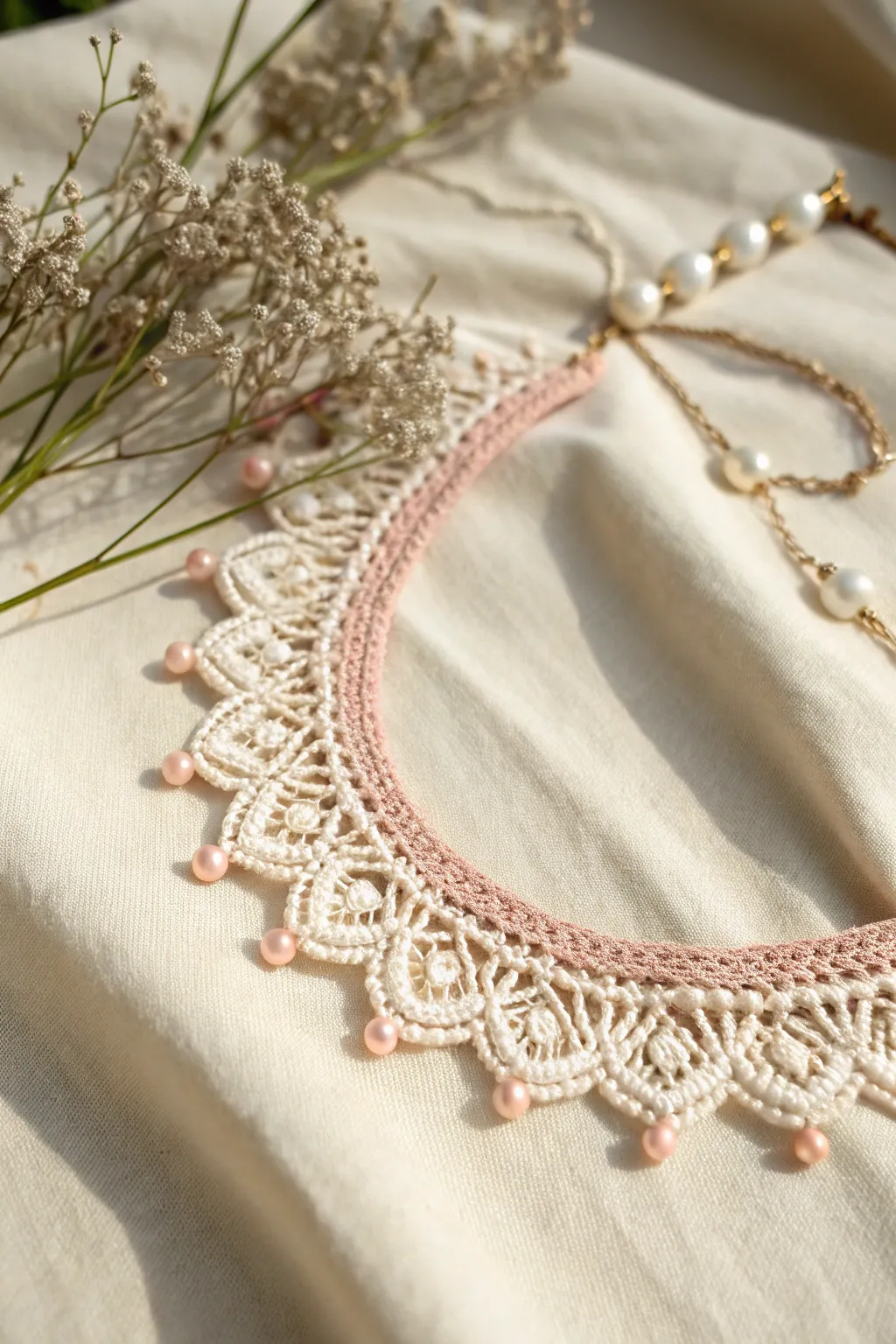 Elevate your bridal look with handcrafted crocheted jewelry, blending minimalist elegance with bohemian flair.
