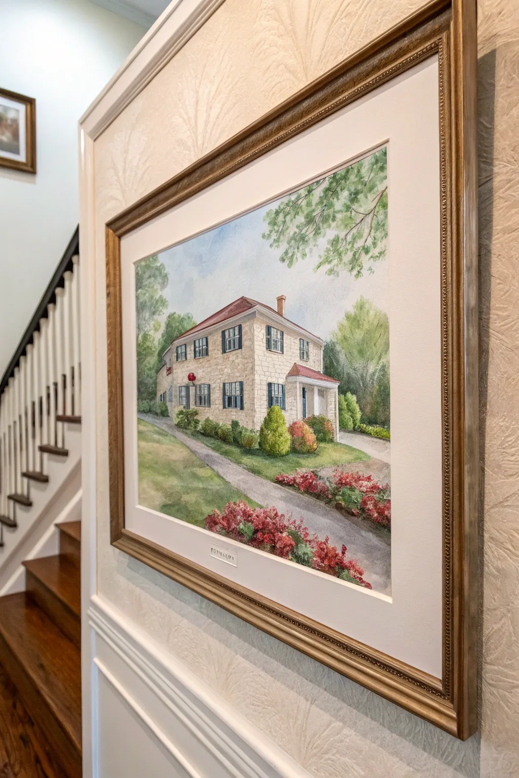 A tribute to their first home.