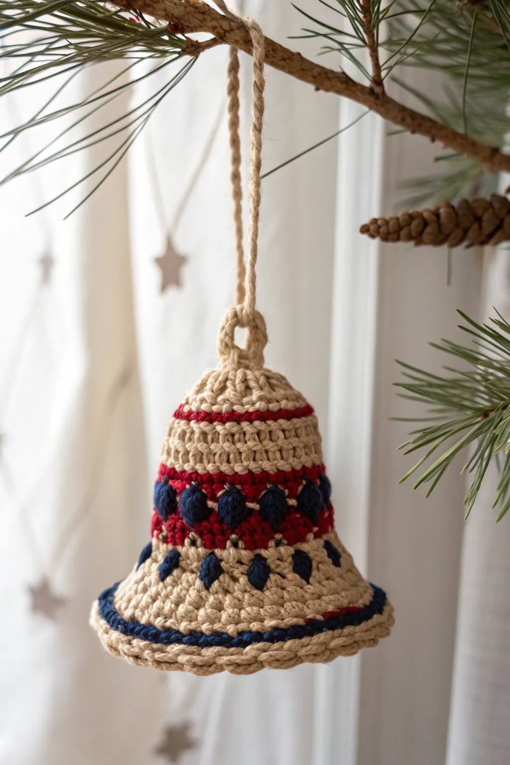 Embrace history with elegance: A handcrafted Liberty Bell ornament that adds a touch of timeless beauty to your decor.