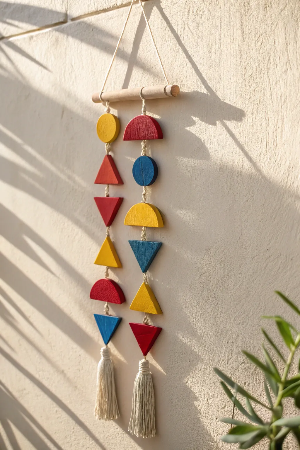 Add a playful pop art twist to your decor with this vibrant clay wall hanging, perfect for minimalist and boho-chic spaces!