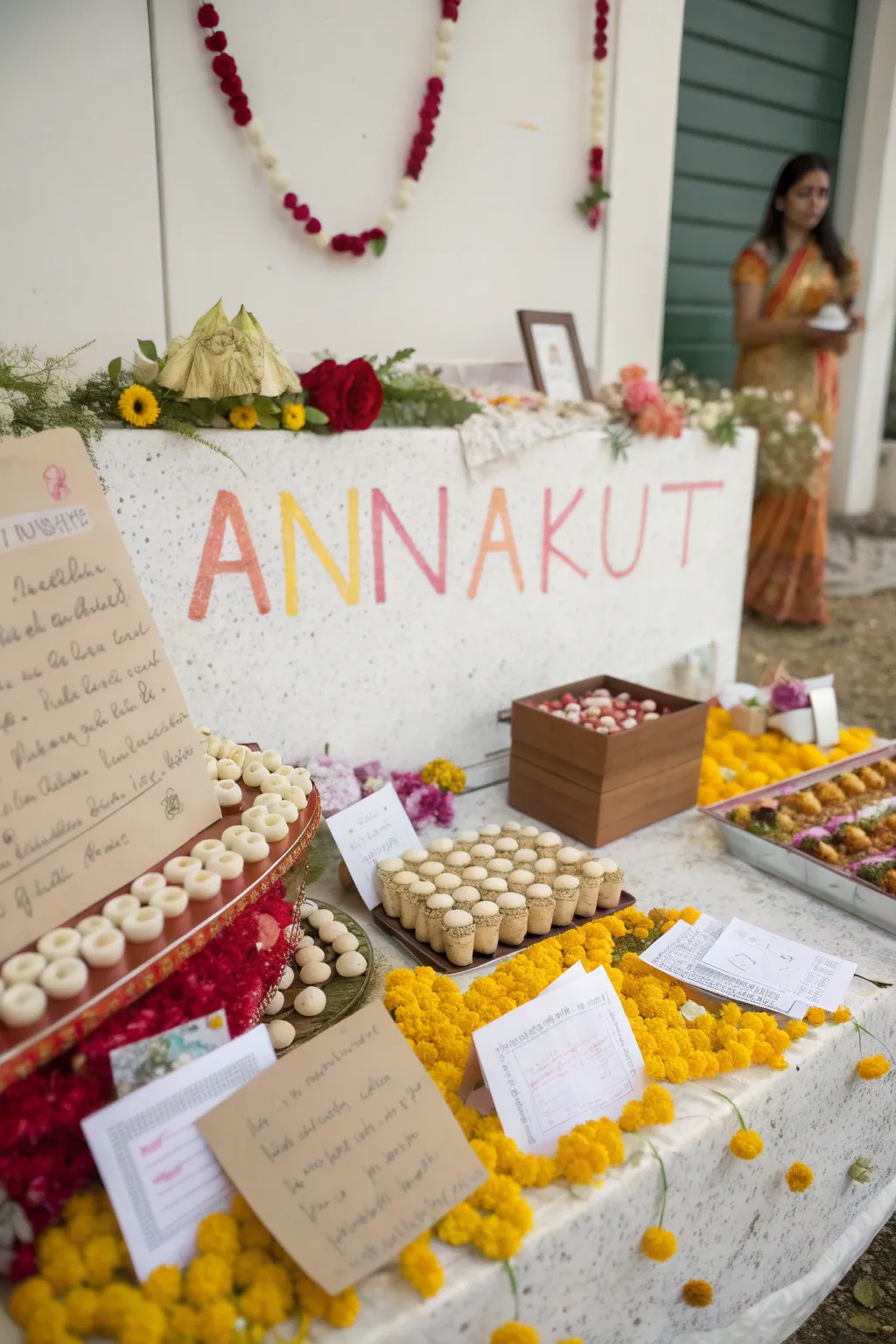 Personal touches making the Annakut celebration special.