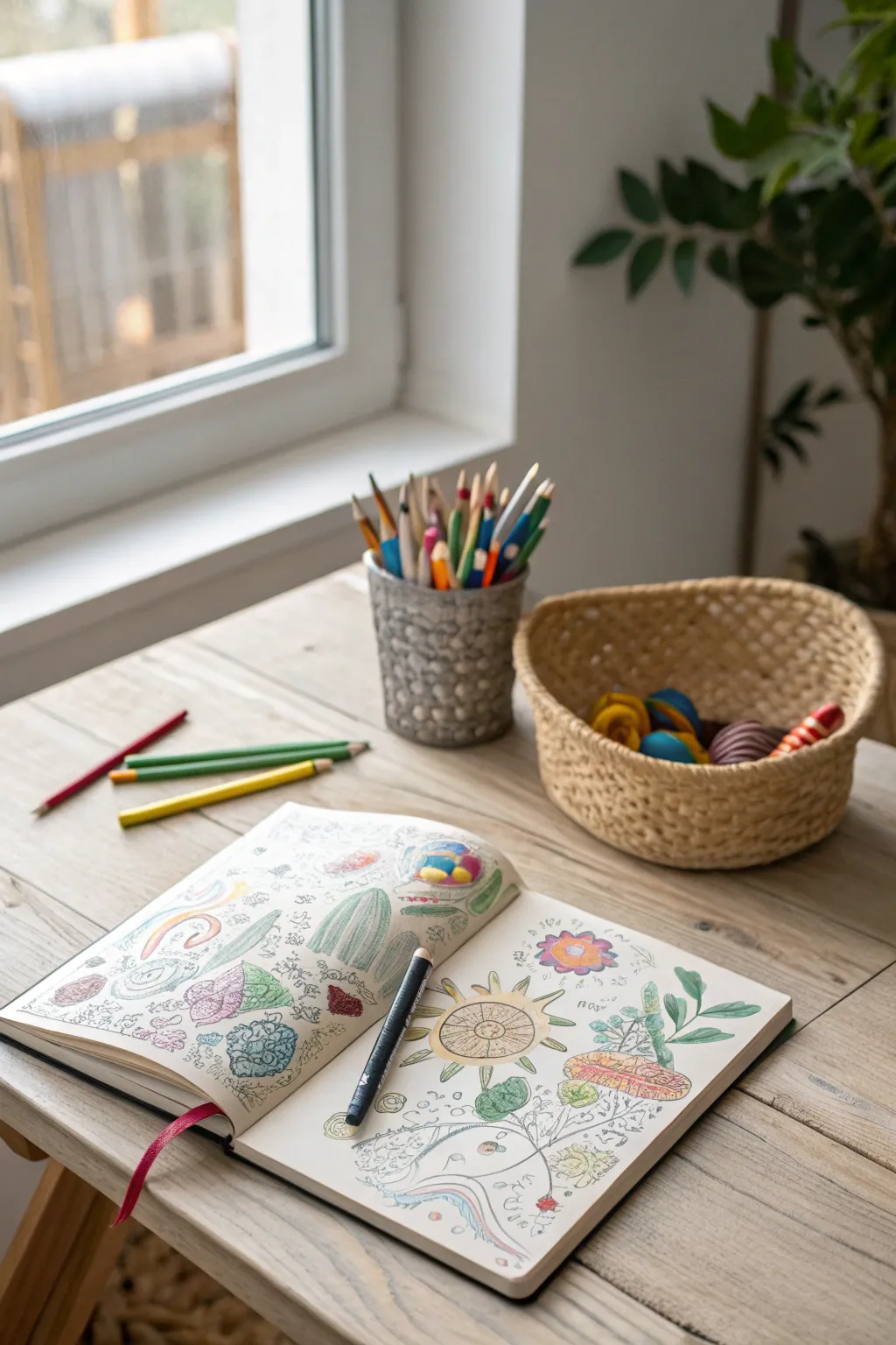 Unleash your imagination with a Surrealist Doodle Jam—where creativity knows no bounds.