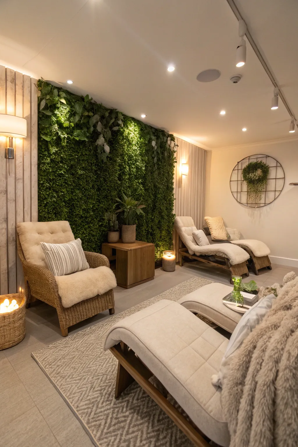 Plant walls bring spa-like serenity to any home.