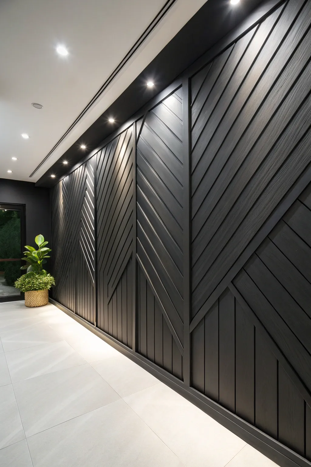 Elevate your space with the unexpected angles of modern board-and-batten design.