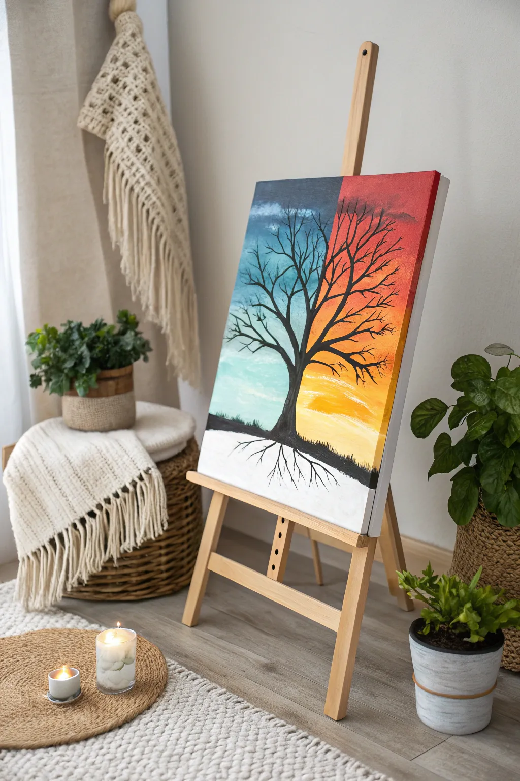 Embrace the seasons with striking silhouettes that bring nature's beauty indoors.