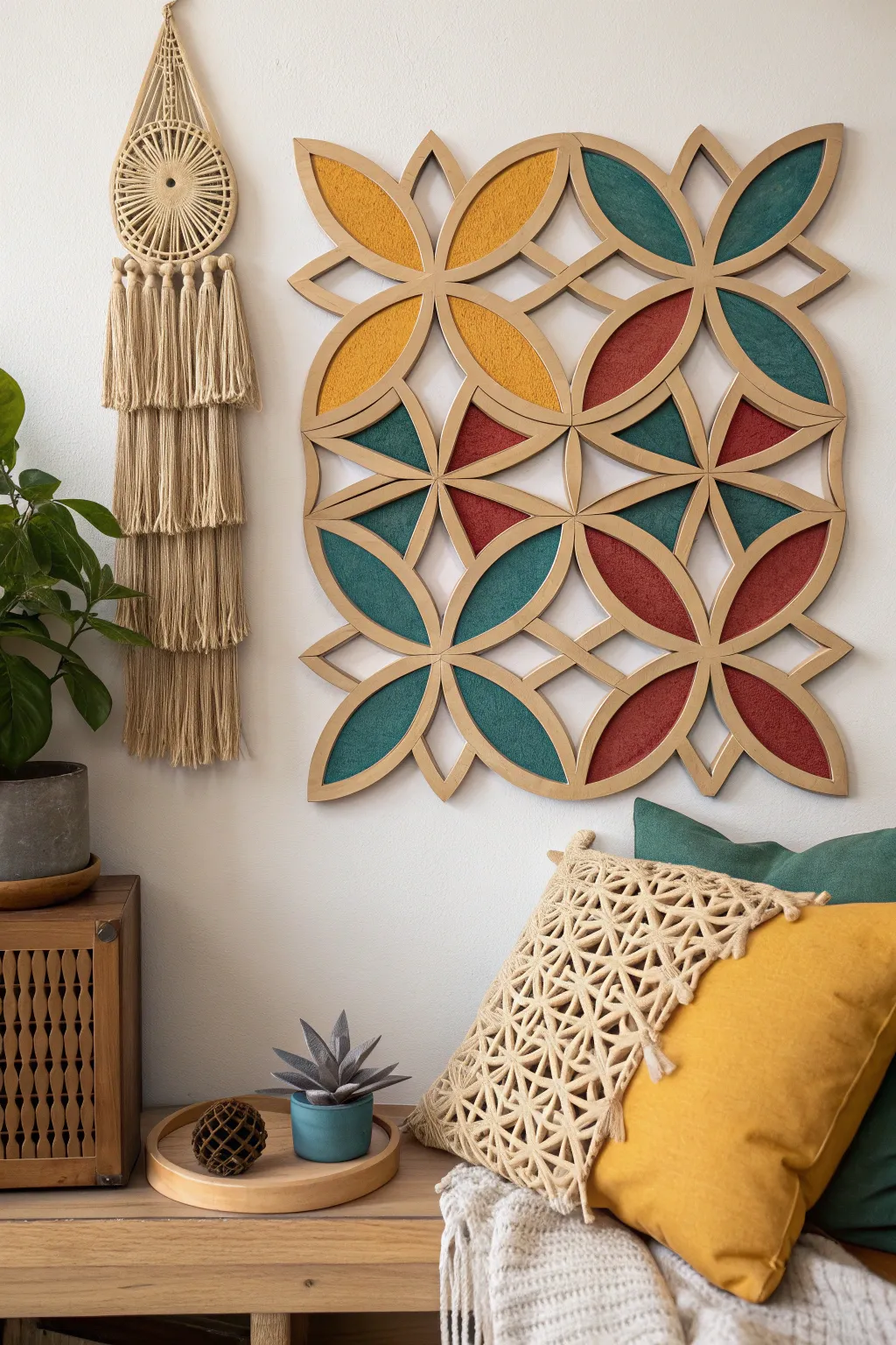 Transform cardboard into captivating wall art that speaks volumes about your style.