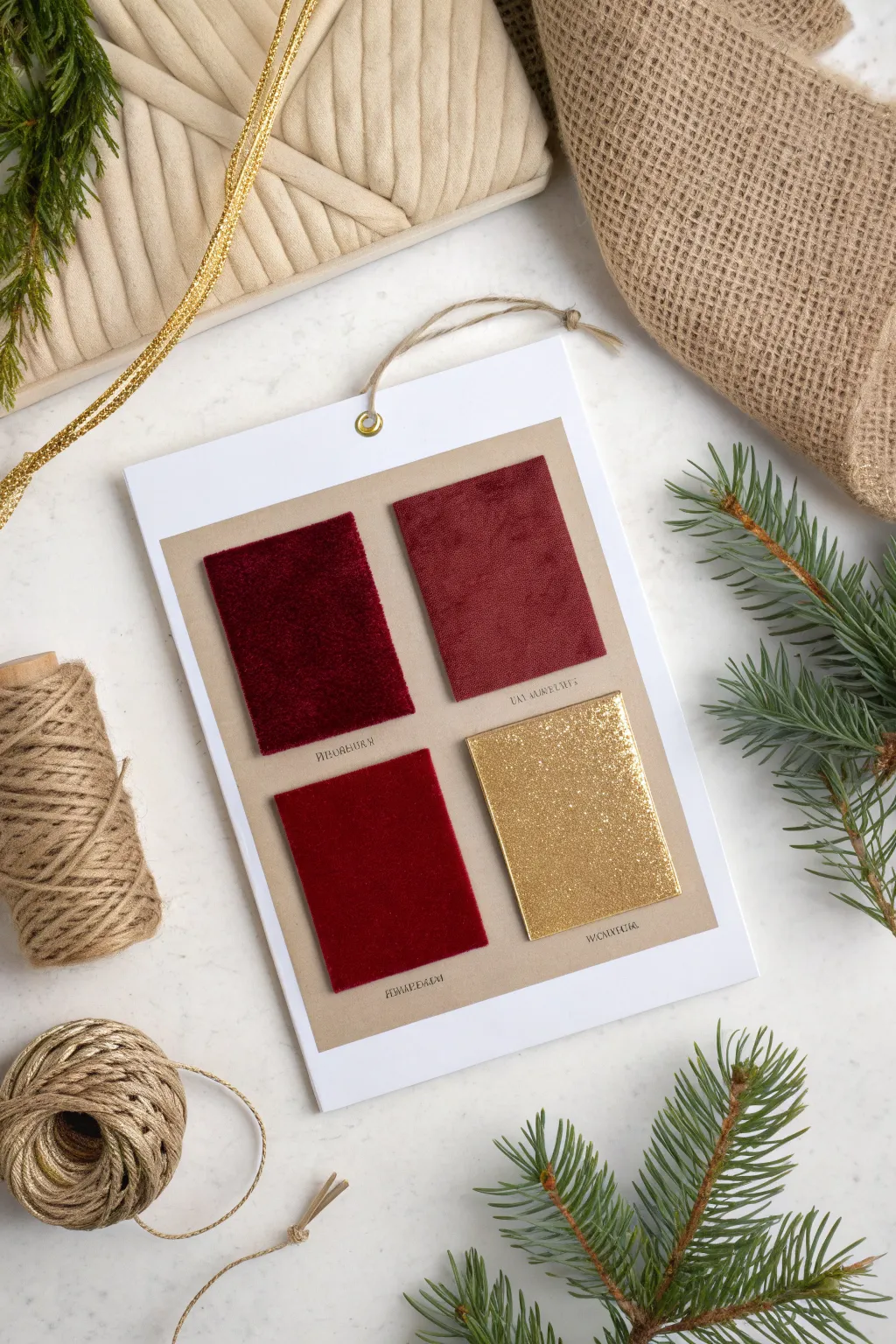 Explore the holiday magic through touch with this beautifully crafted texture board!