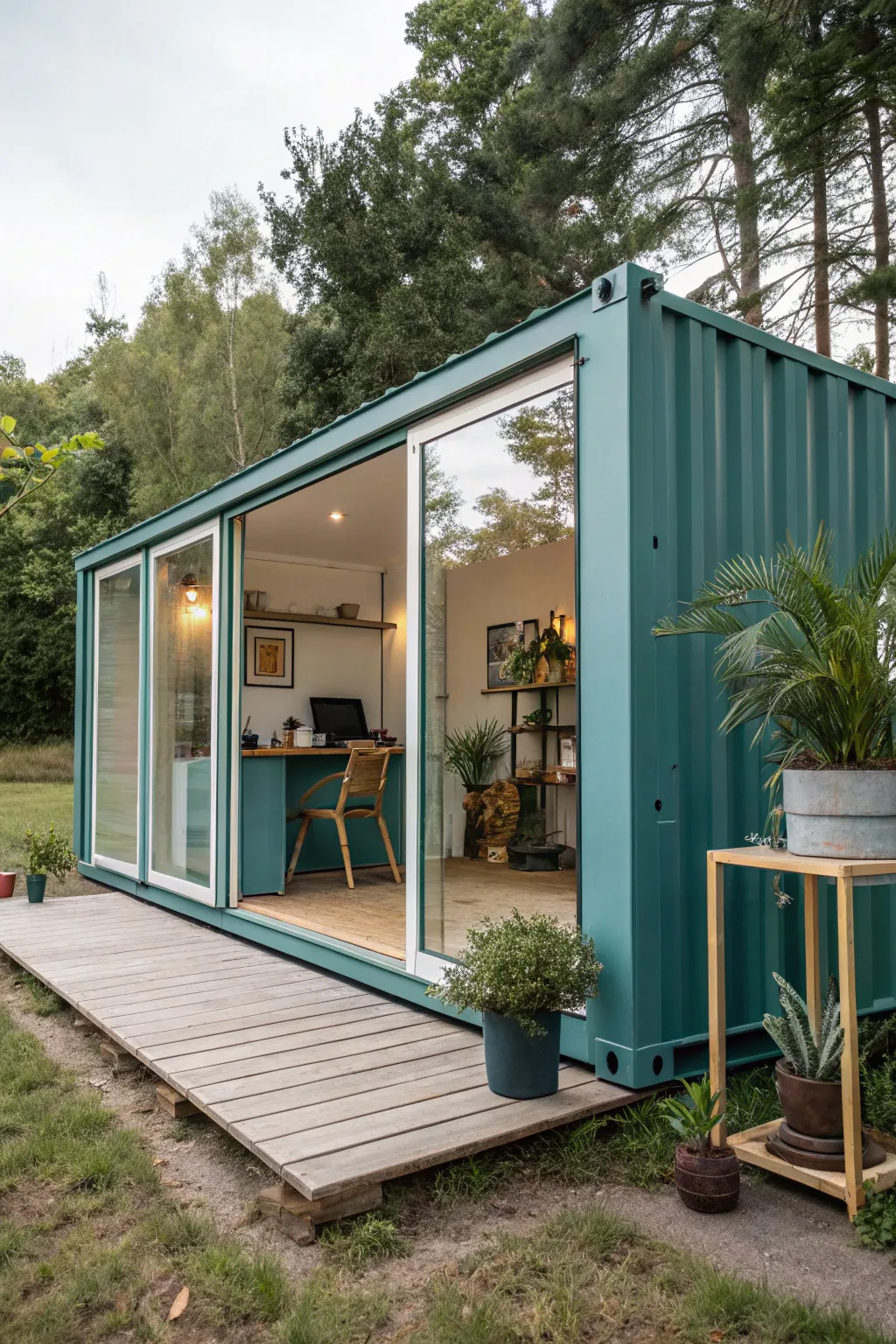Work anywhere, beautifully. Discover the elegance of portable office units blending Scandinavian minimalism with Boho charm.