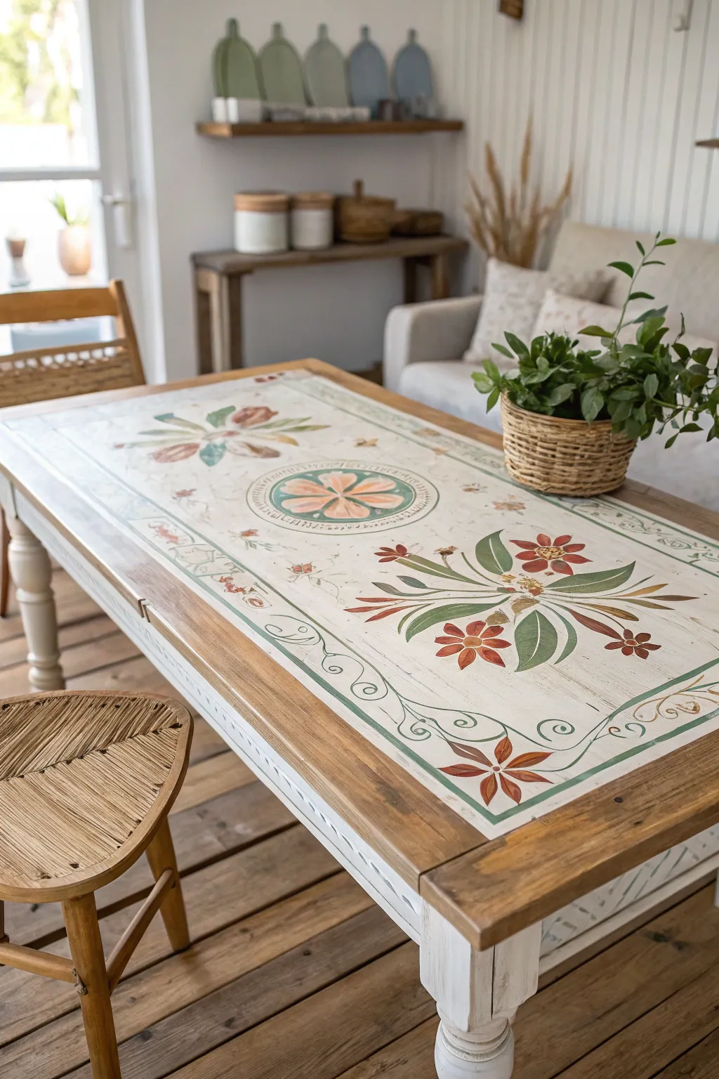 Transform your space with a rustic farmhouse table top—where craftsmanship meets cozy charm.