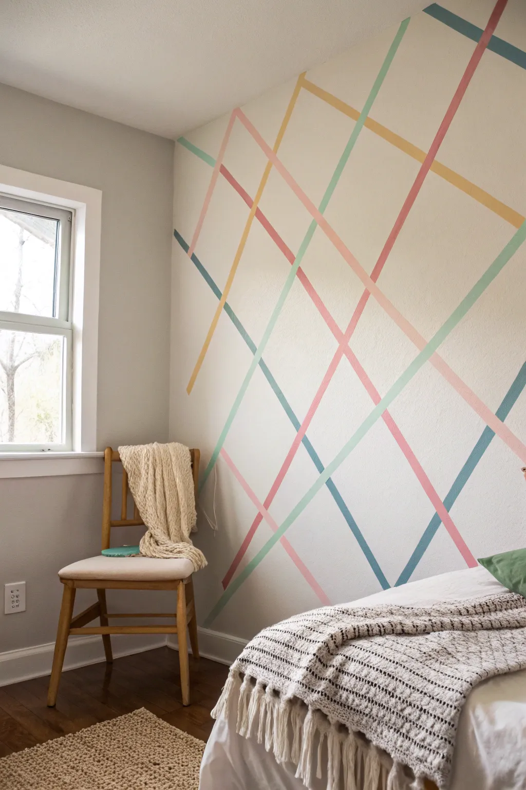 Transform your space with the charm of washi tape art — a simple, stylish way to refresh your bedroom decor.