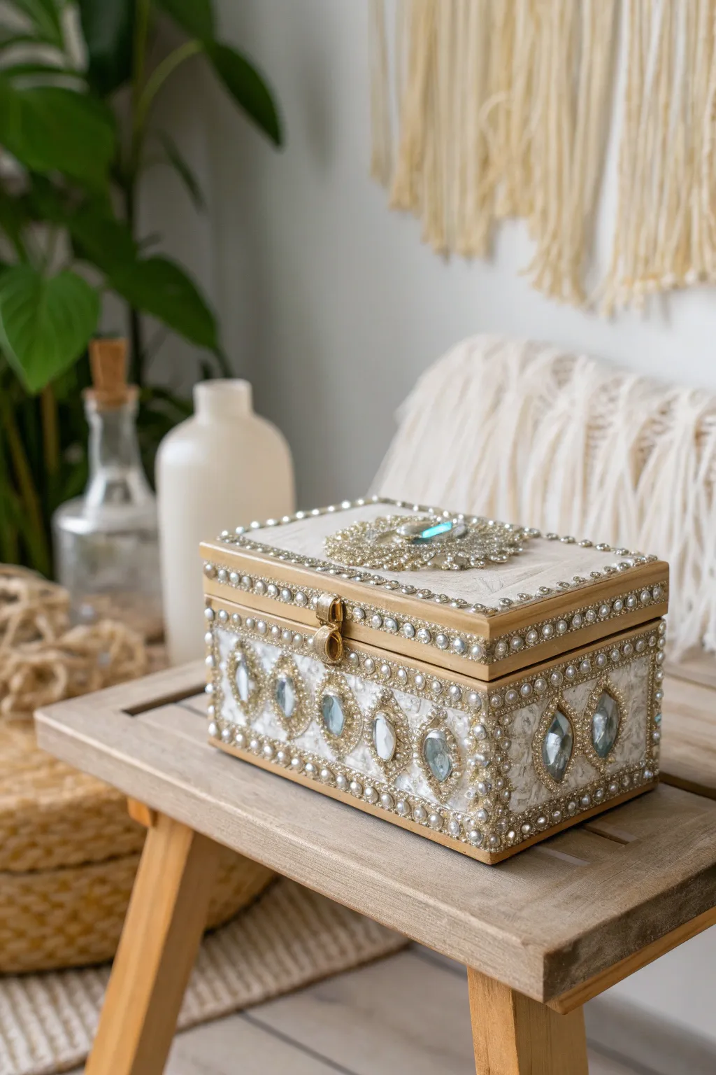 Enchant your space with a mystical crystal box—perfect for storing your treasured stones with style and grace.