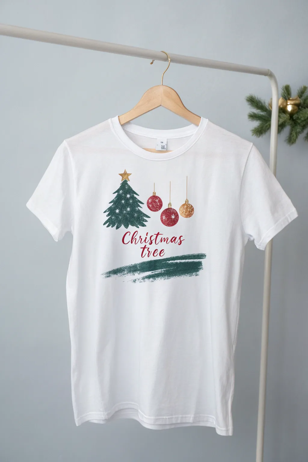 Keep family close this holiday with a chic, personalized DIY Christmas Tree Shirt.