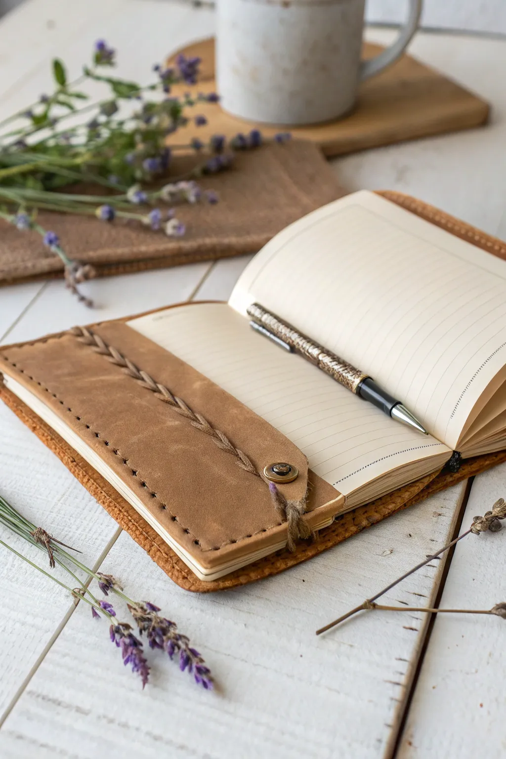 Inspire her wanderlust with a handcrafted adventure journal, perfect for capturing dreams and discoveries.