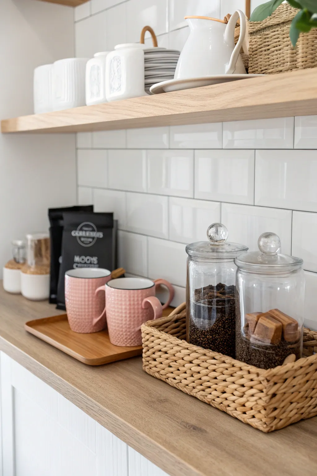 Transform your pantry into a morning oasis with a chic coffee station!
