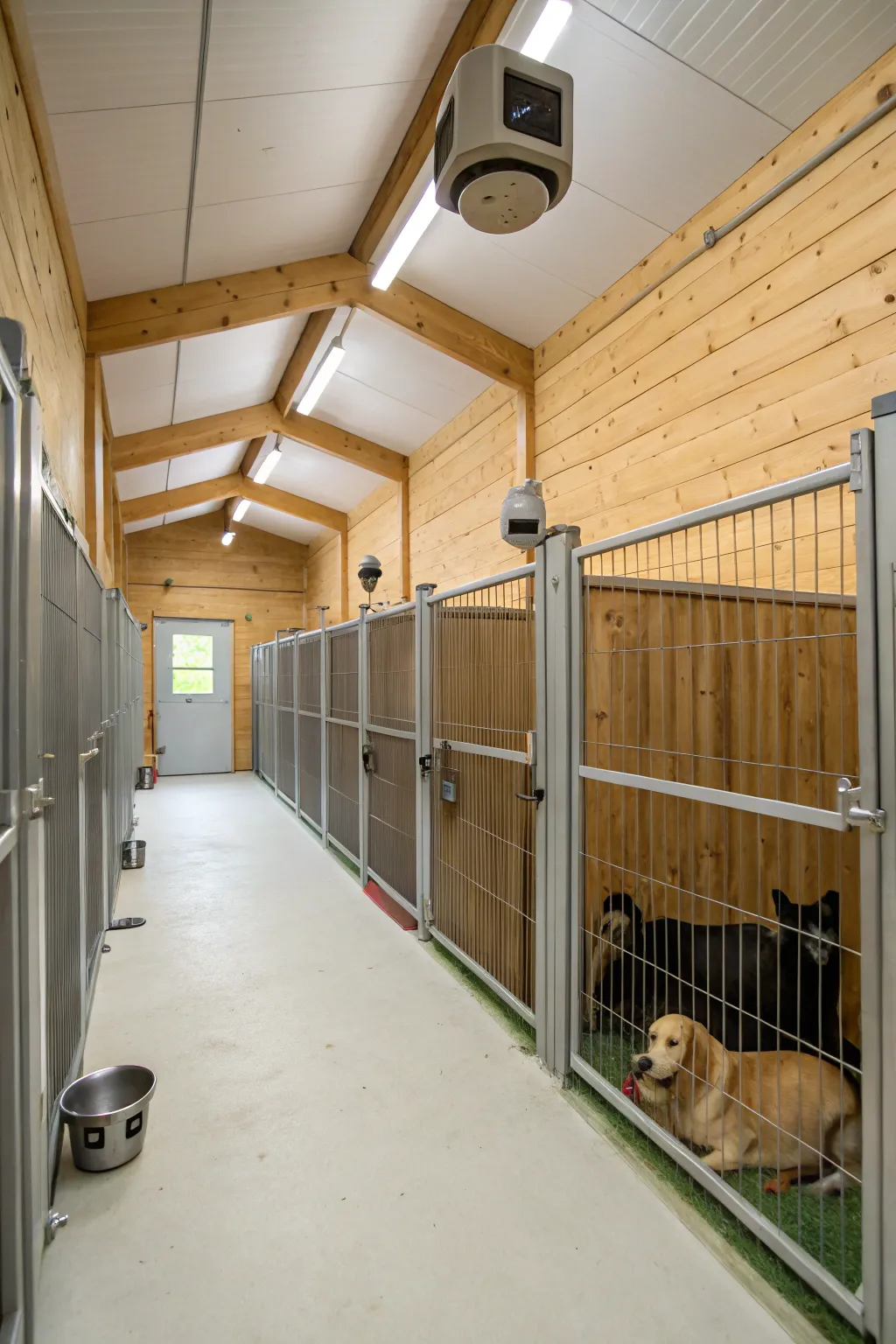 Video monitoring offers peace of mind by keeping your pet under watch.