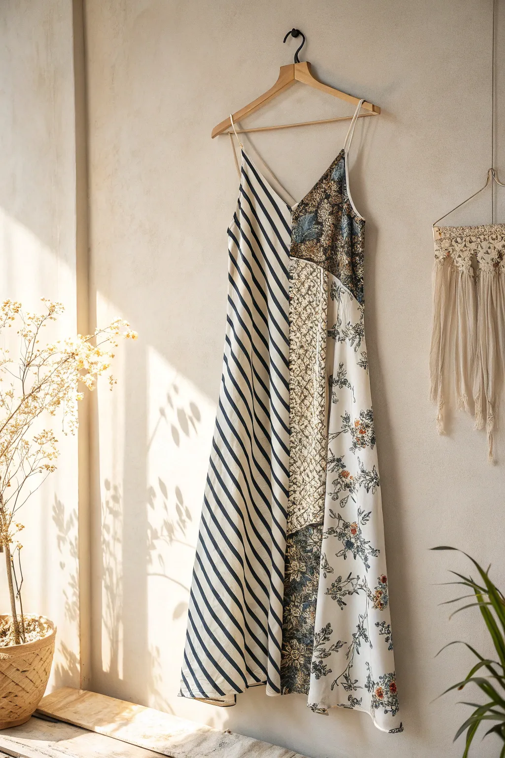 Transform your wardrobe with a touch of creativity: mix and match patterns for a stunning new look.