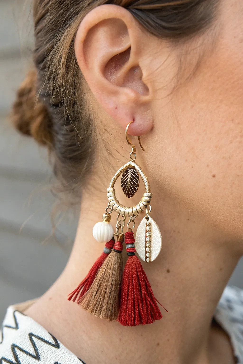 Elevate your style with a textured ear party that blends Scandinavian minimalism with Boho charm.