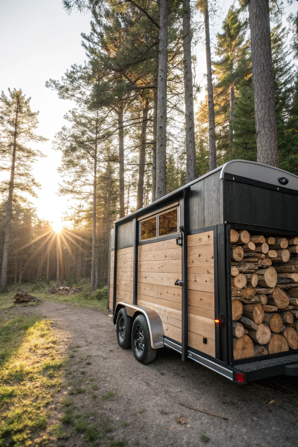 Elevate your firewood adventures with a trailer that's as sustainable as it is stylish.