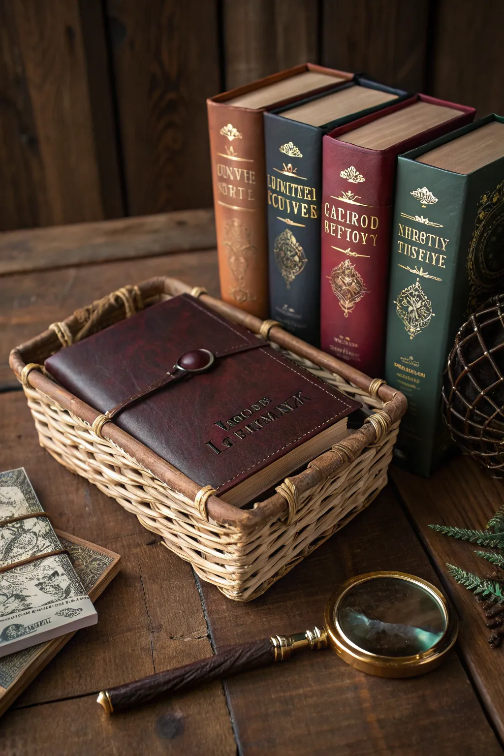 Unravel the mystery with this intriguing gift basket for the curious mind.