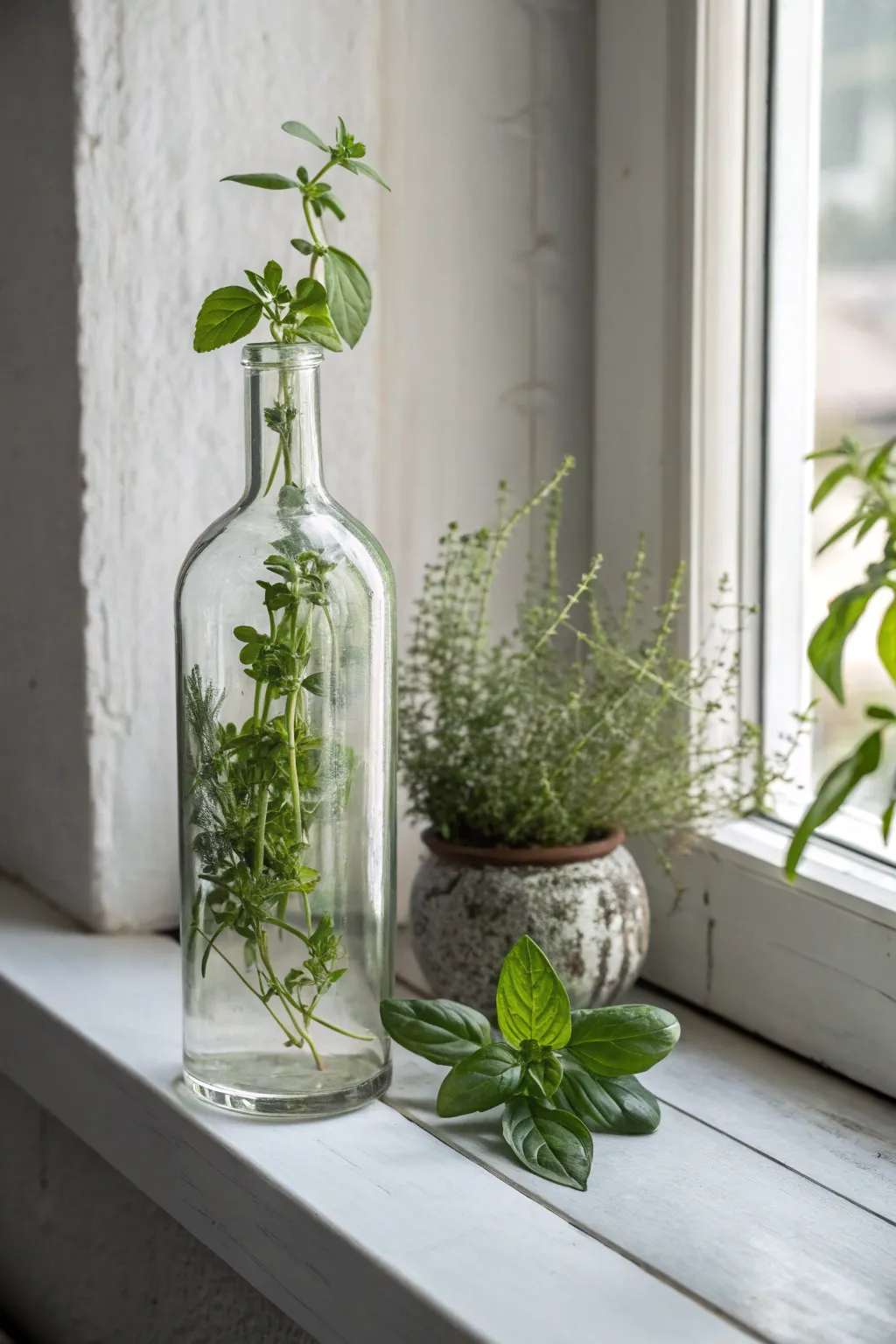 Elevate your kitchen with simple elegance and fresh herbs. 🌿✨