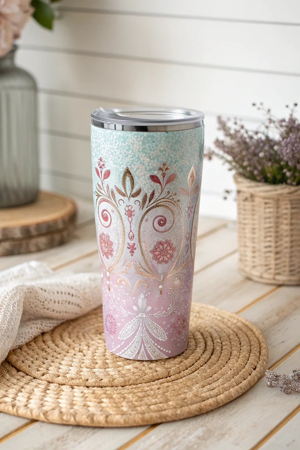 Embrace nostalgia with a touch of vintage elegance—your morning coffee never looked so charming.