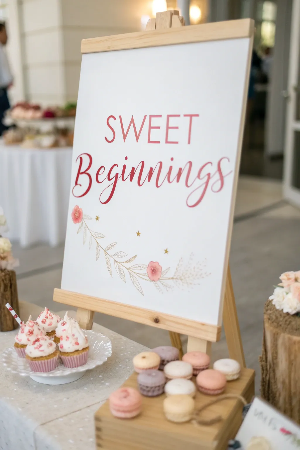 Celebrate Sweet Beginnings with style and simplicity, perfect for a memorable graduation moment.
