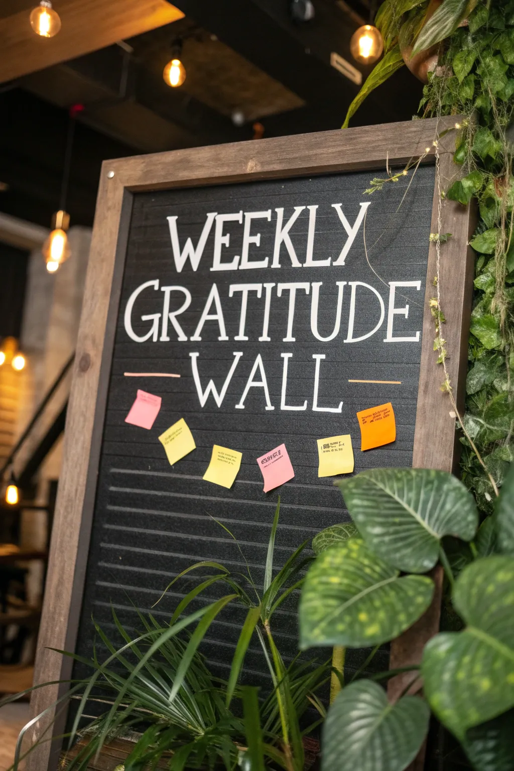 Capture your weekly gratitude and inspire others in style. #GratitudeWall