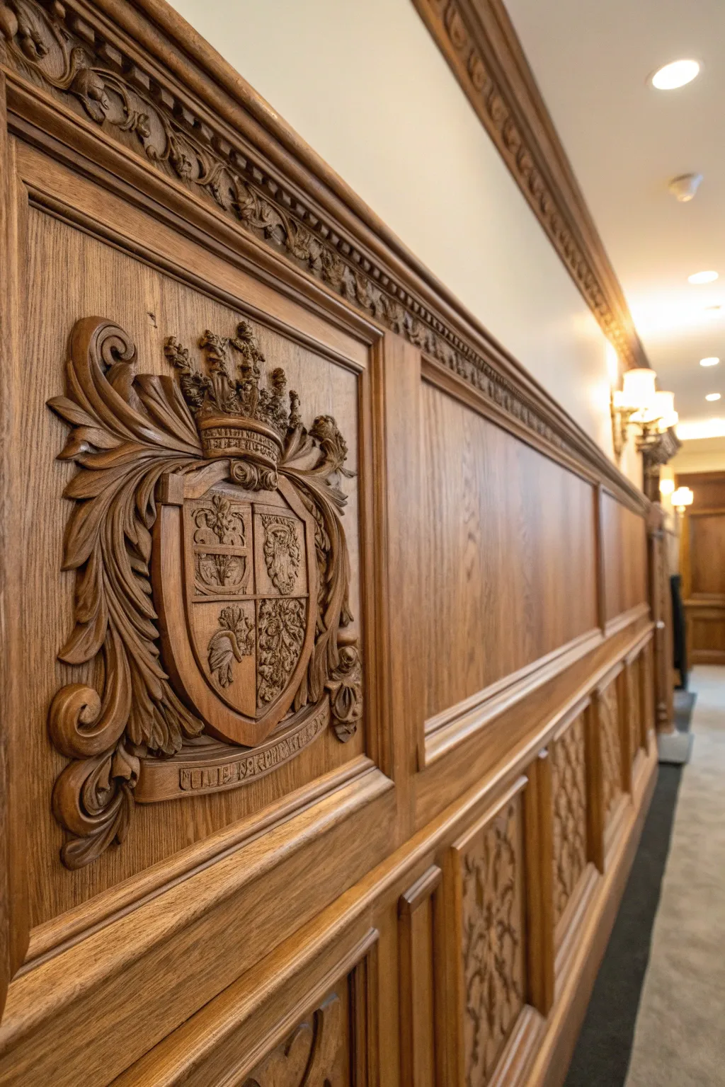 Elevate your space with bespoke carved wall trim—where art meets craftsmanship.