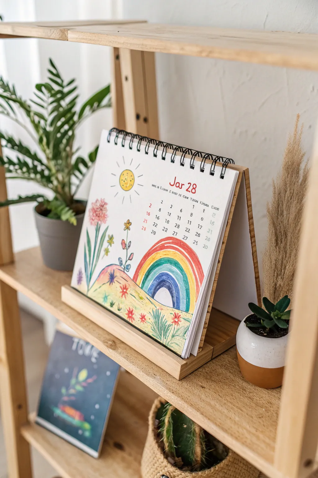Transform your classroom calendar into a vibrant art gallery, celebrating creativity every month.