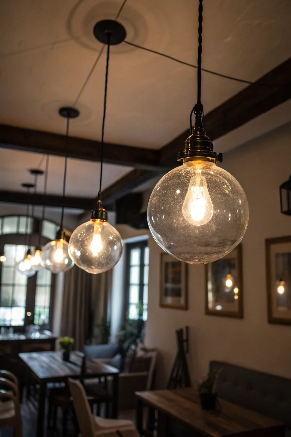 Mystical glow with phosphorescent globes.