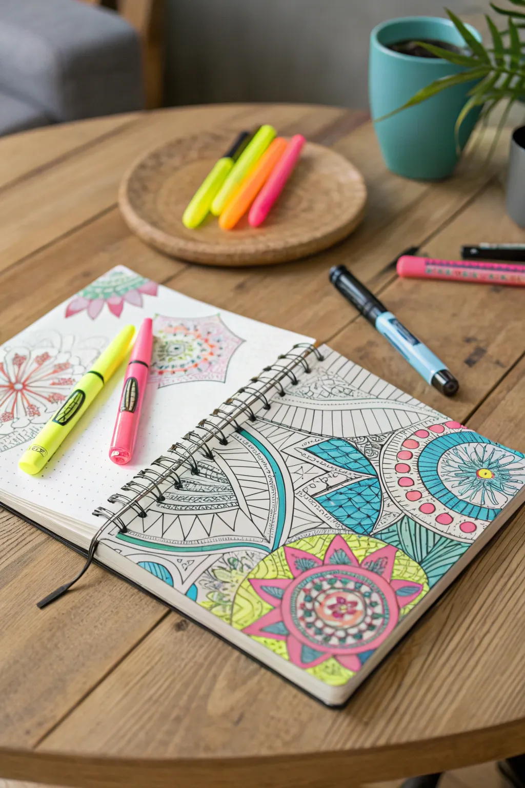 Discover unexpected beauty in the chaos of highlighter collages, where vibrant colors and minimalist elegance meet.
