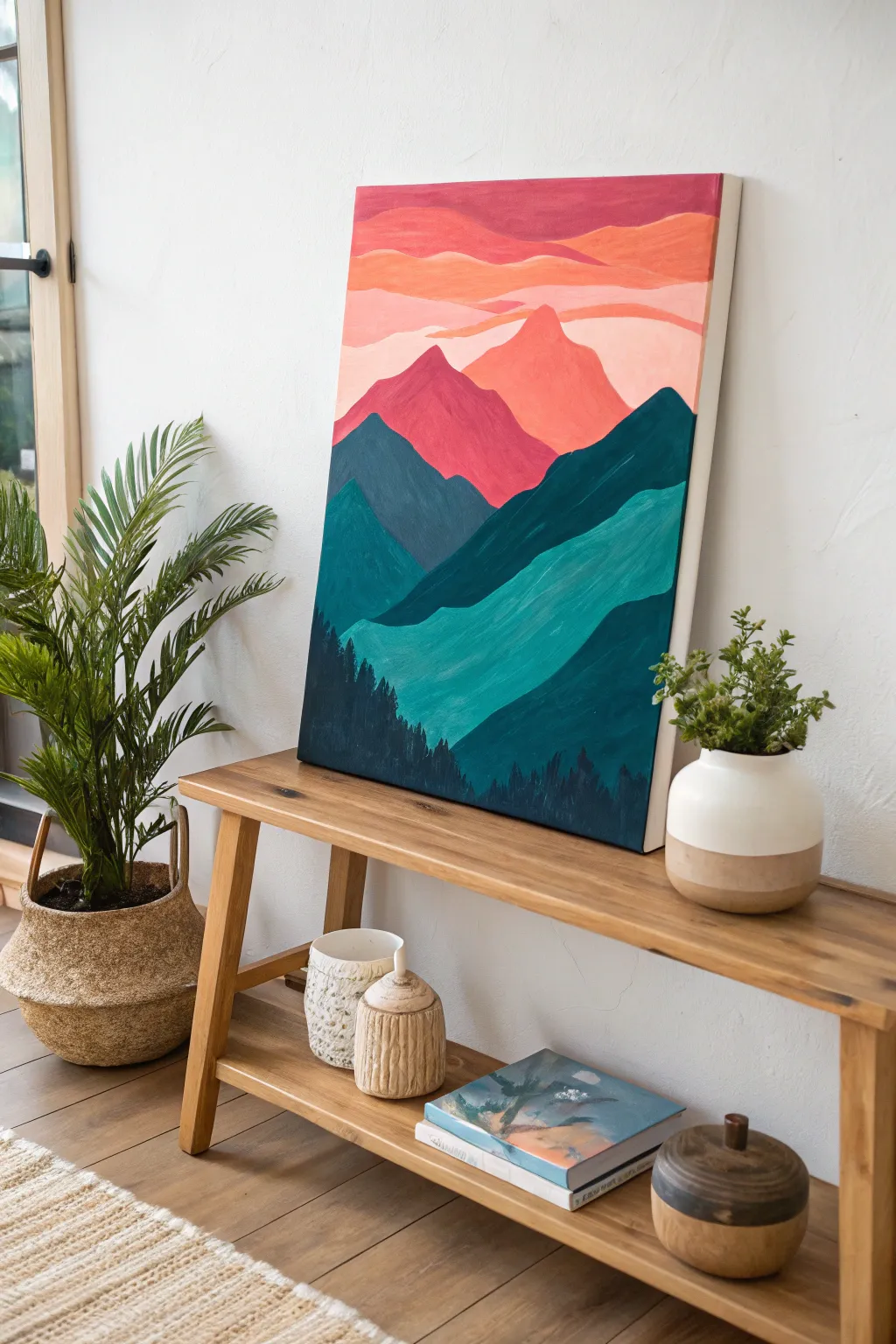 Infuse your space with a splash of personality and color through custom artwork.