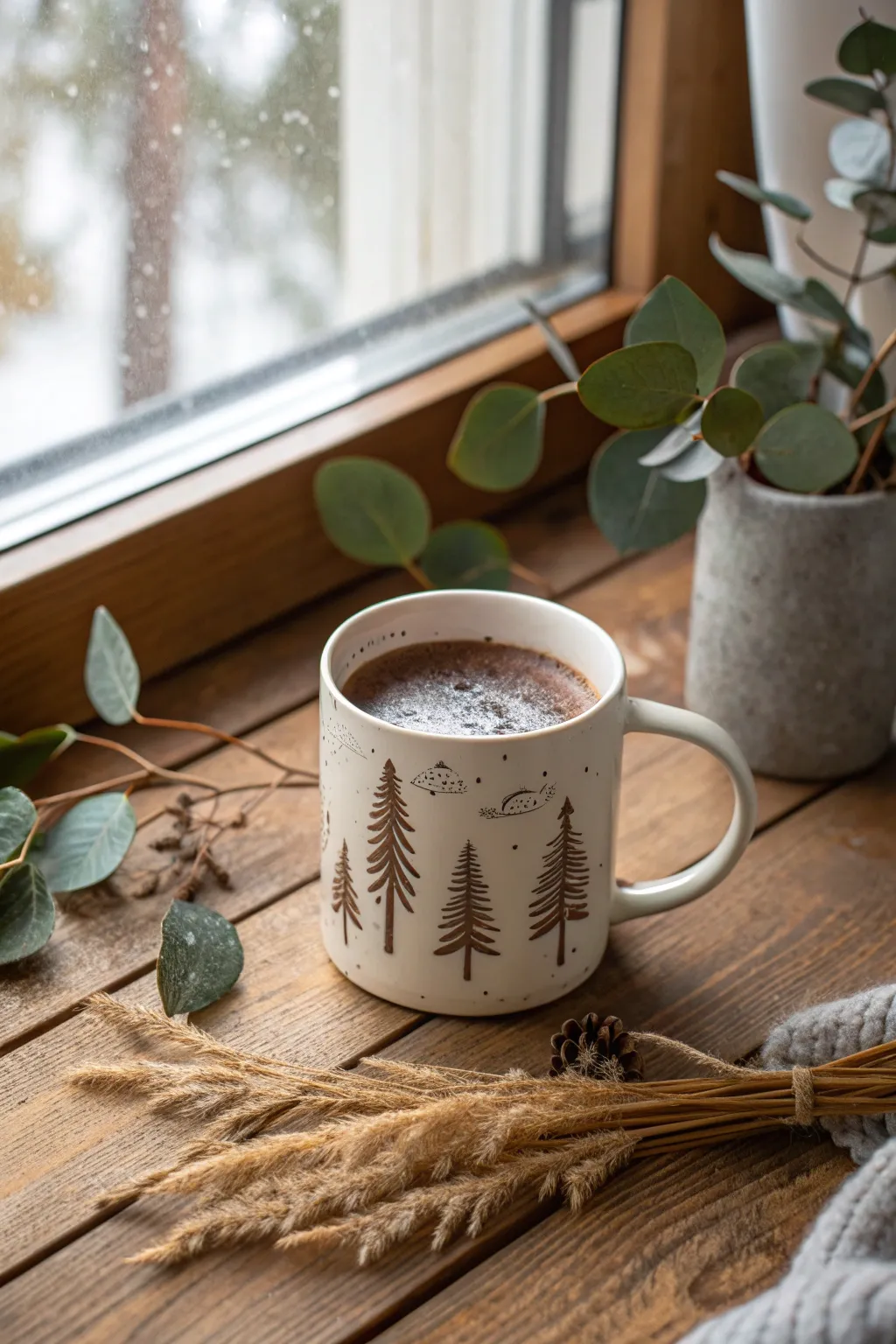 Unveil the magic of the season with every sip! 🌲✨ #MagicMug #ScandiBohoBeauty