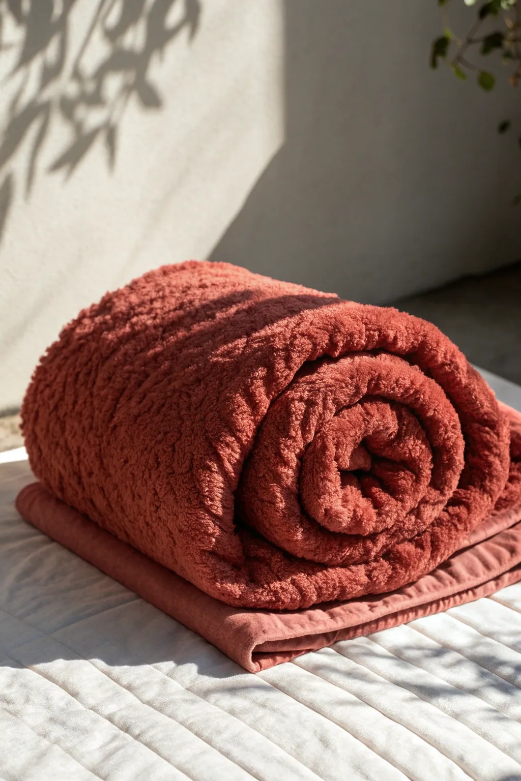 Transform your space with a touch of art—fold your blanket into a stunning sculptural pillow.