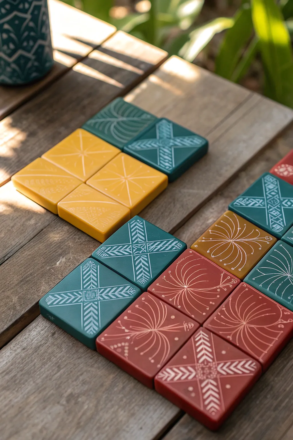 Craft your own fun with magnetic tiles, where creativity meets Scandinavian charm. #GameNight #ScandiBoho