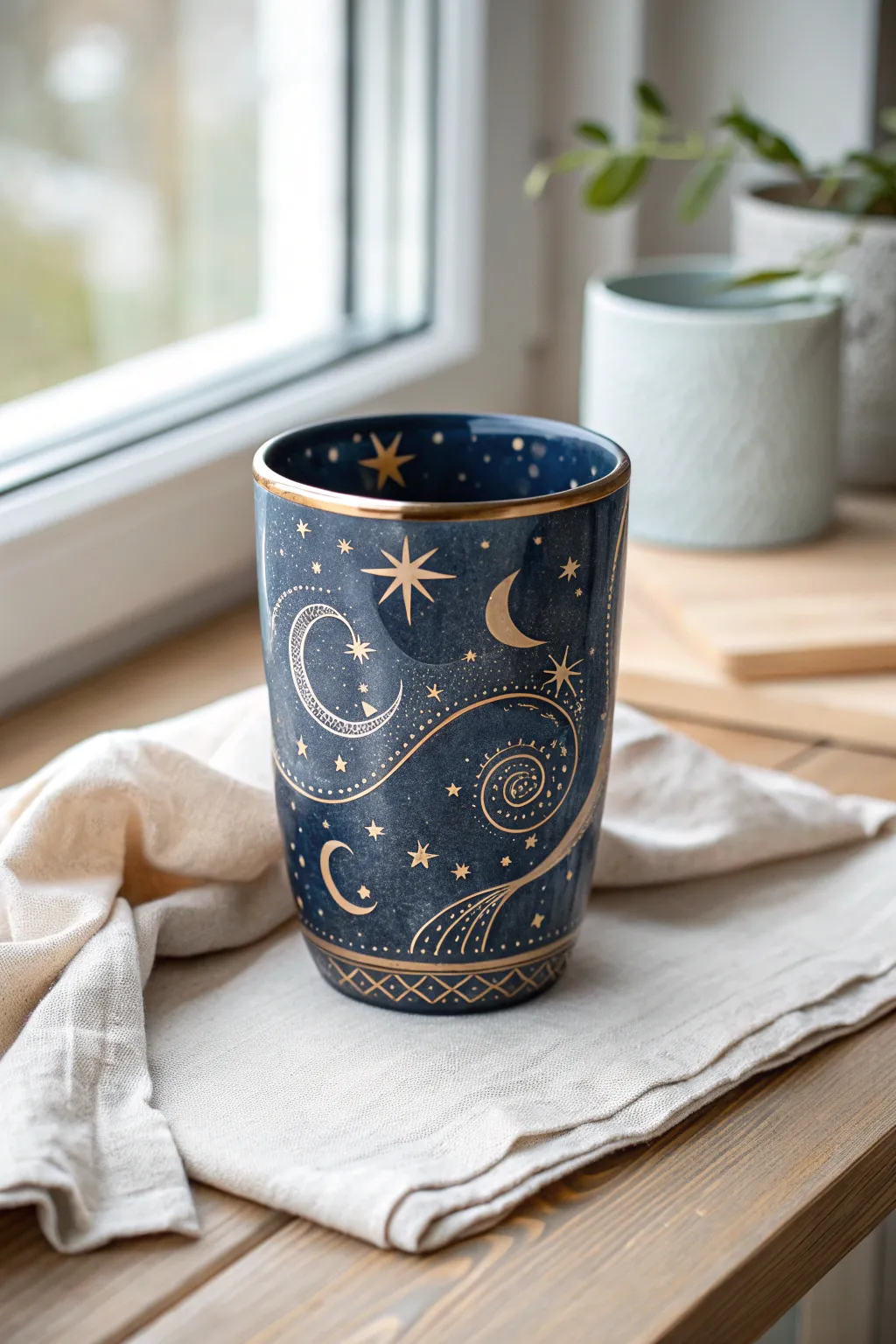 Sip the universe with every drink from this enchanting celestial tumbler. ✨🌙