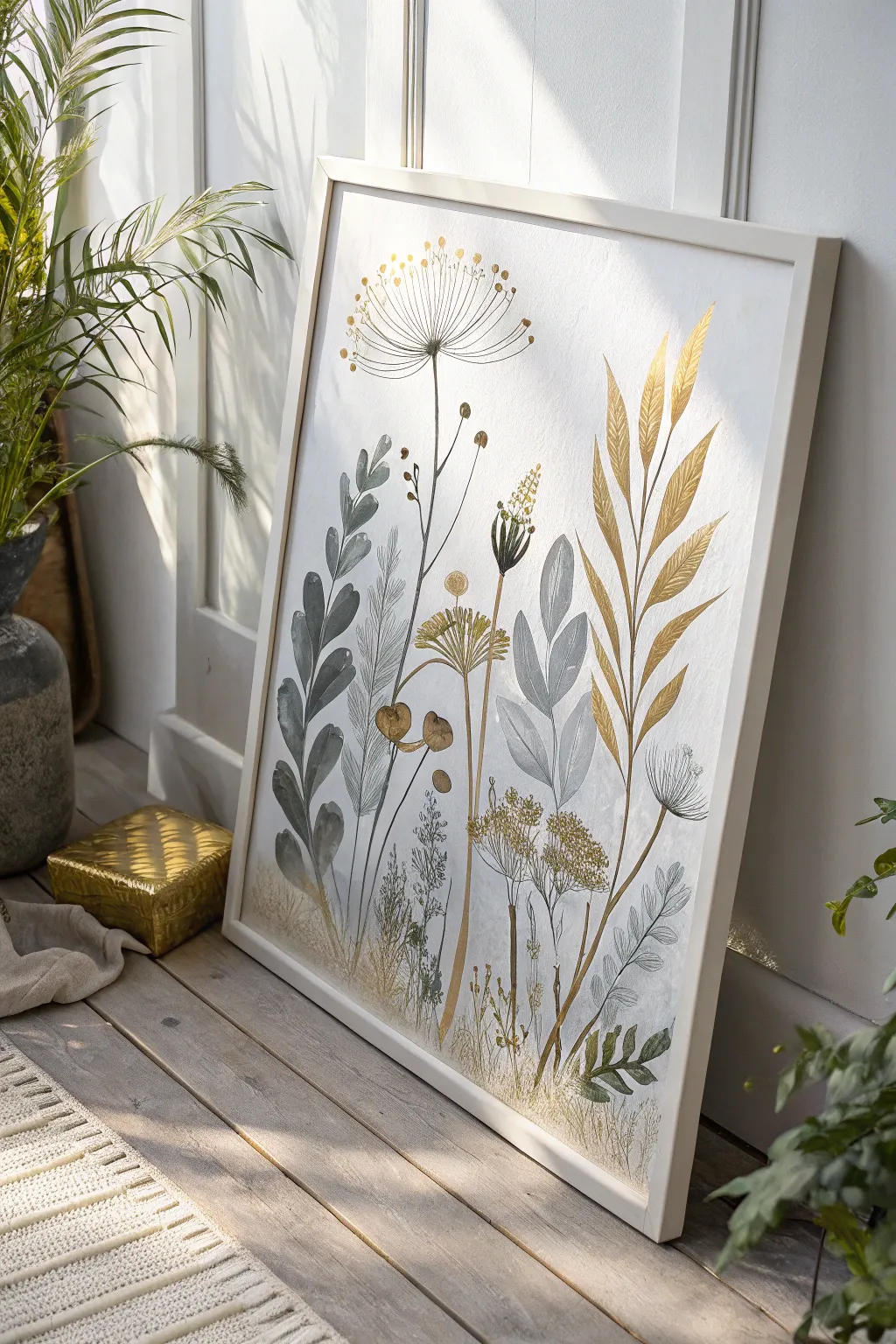Discover the magic of metallic watercolors in your own enchanted garden.