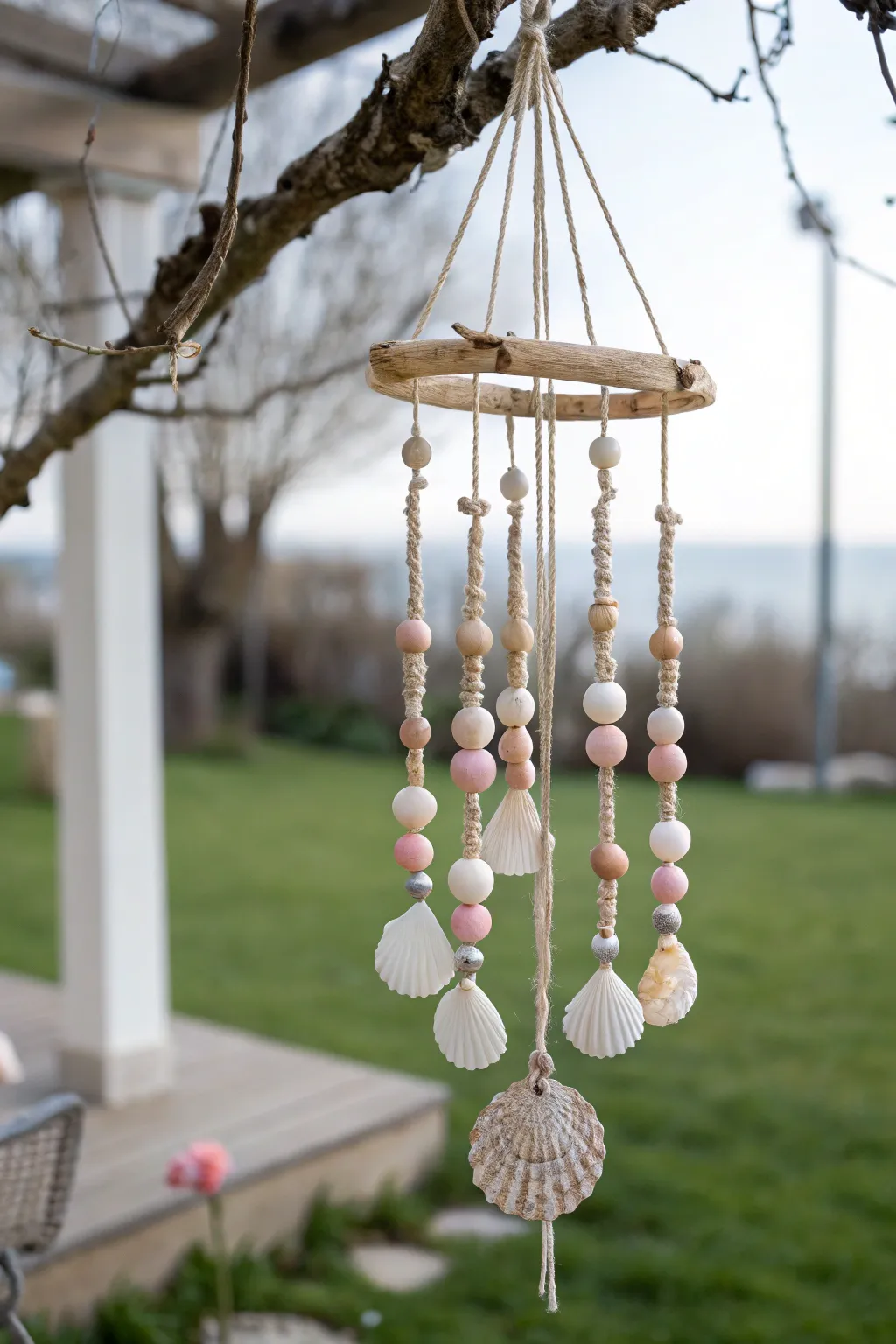 Capture the serene beauty of simplicity with this charming DIY wind chime.