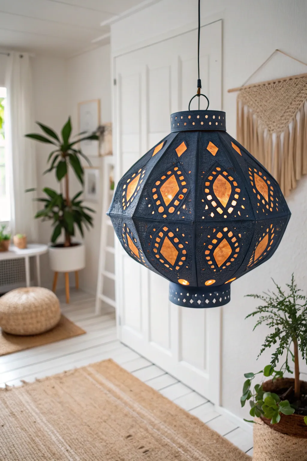 Illuminate your space with the enchanting glow of DIY paper lanterns. Perfect for adding a touch of handcrafted elegance to any room.