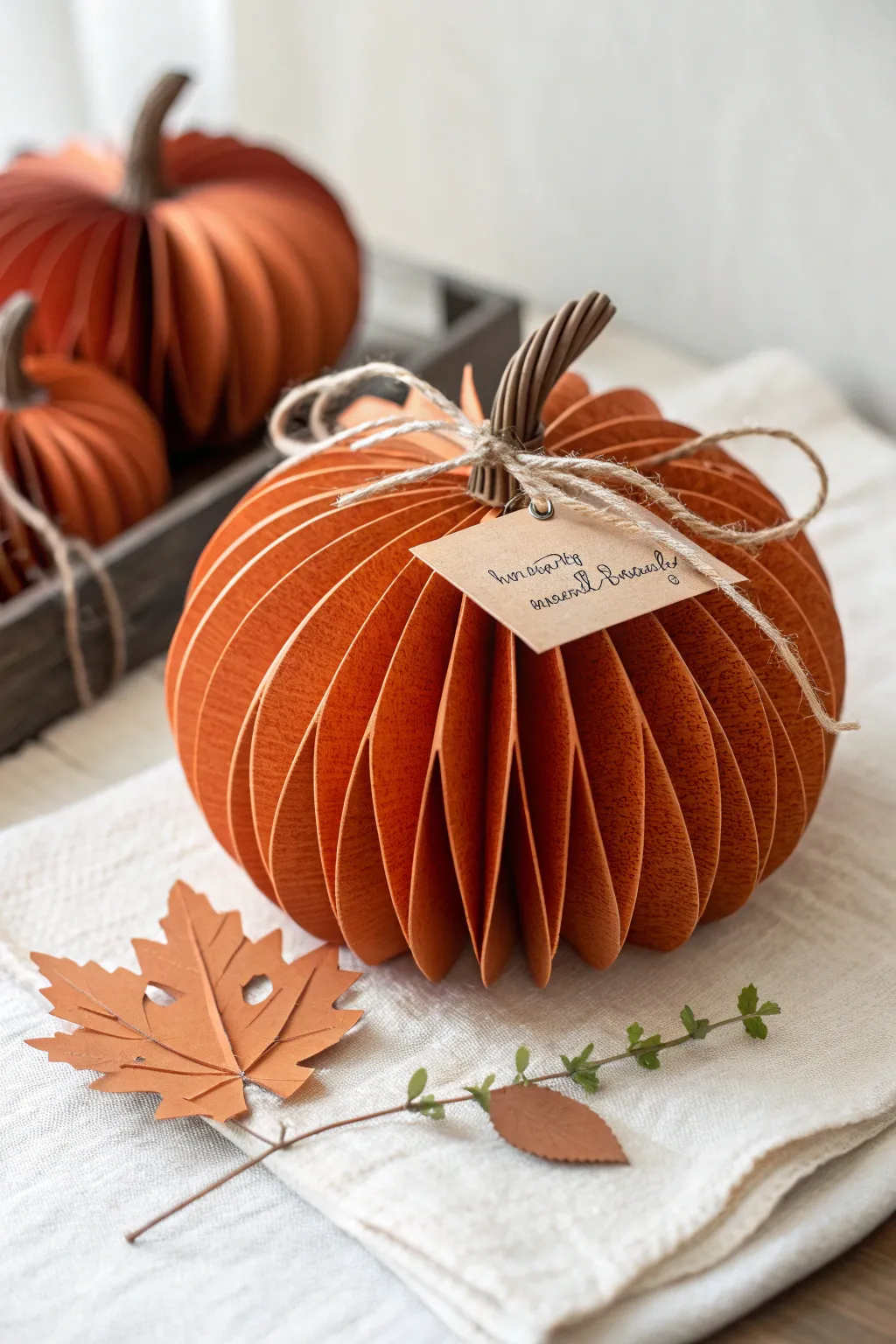 Unveil the magic with every pull – discover the charm of interactive paper pumpkins!