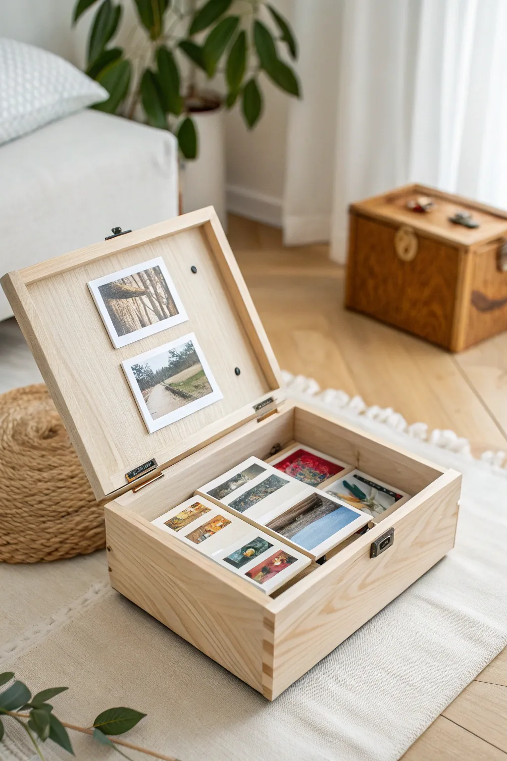 Unfold memories in style with this stunning pop-up collage box, a perfect blend of minimalist charm and vibrant surprises.